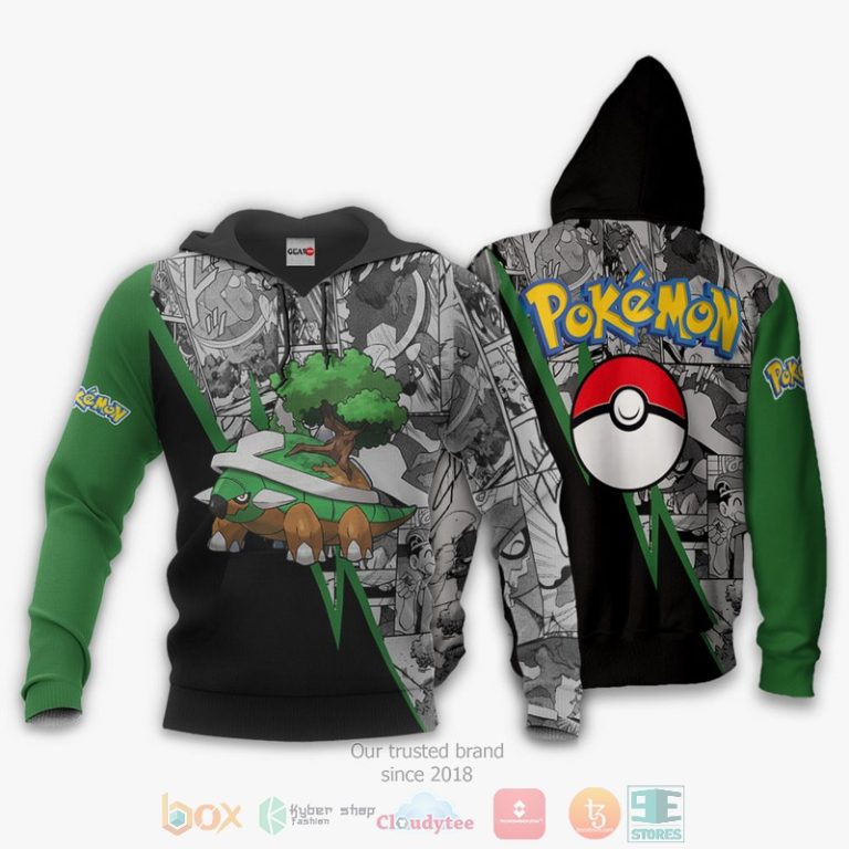 Torterra-Anime-Pokemon-3D-Hoodie-Bomber-Jacket-3