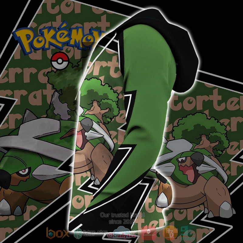 Torterra Costume Pokemon 3D Hoodie Torterra Costume Pokemon 3D Hoodie