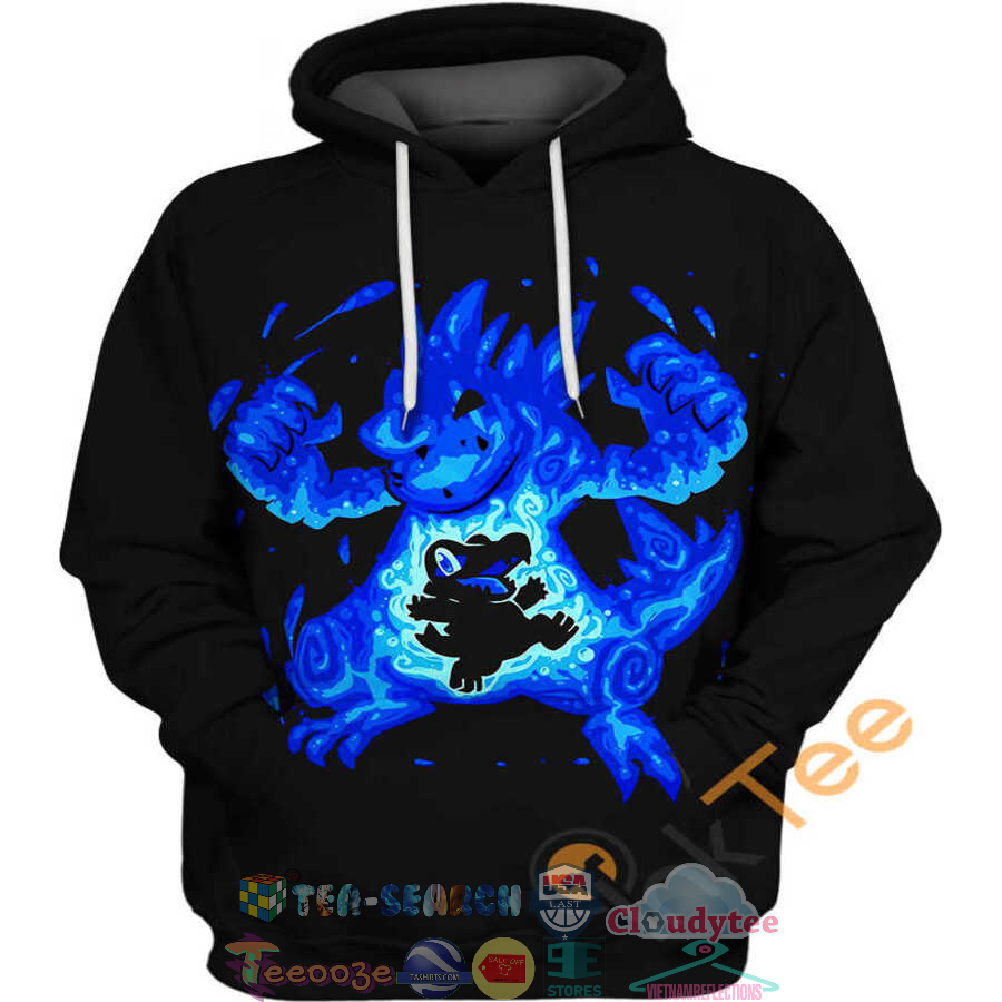 Totodile And Croconaw Pokemon Hoodie 3D Totodile And Croconaw Pokemon Hoodie 3D