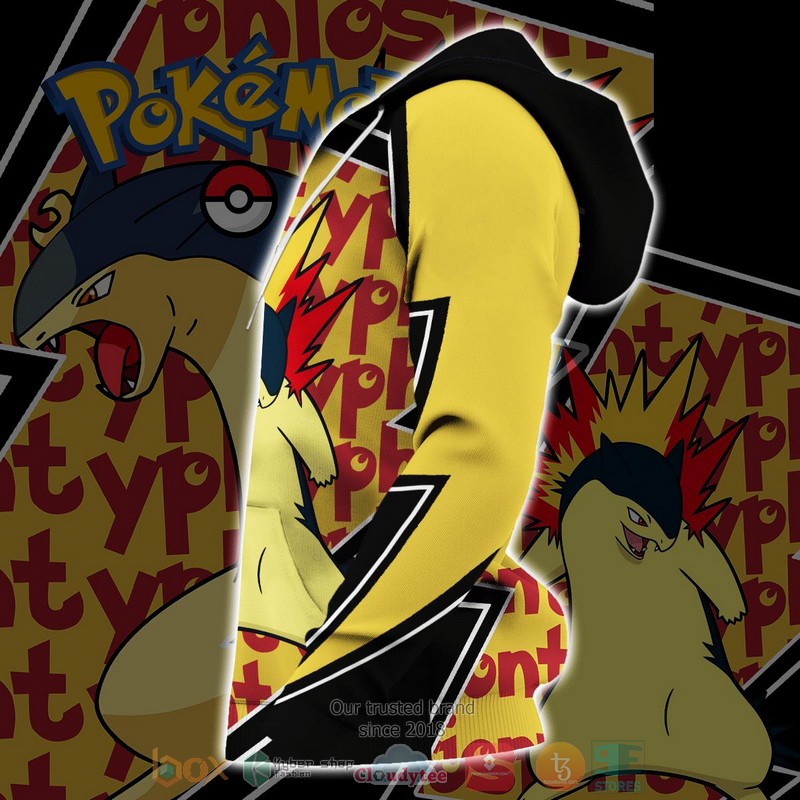 Typhlosion Costume Pokemon 3D Hoodie Typhlosion Costume Pokemon 3D Hoodie