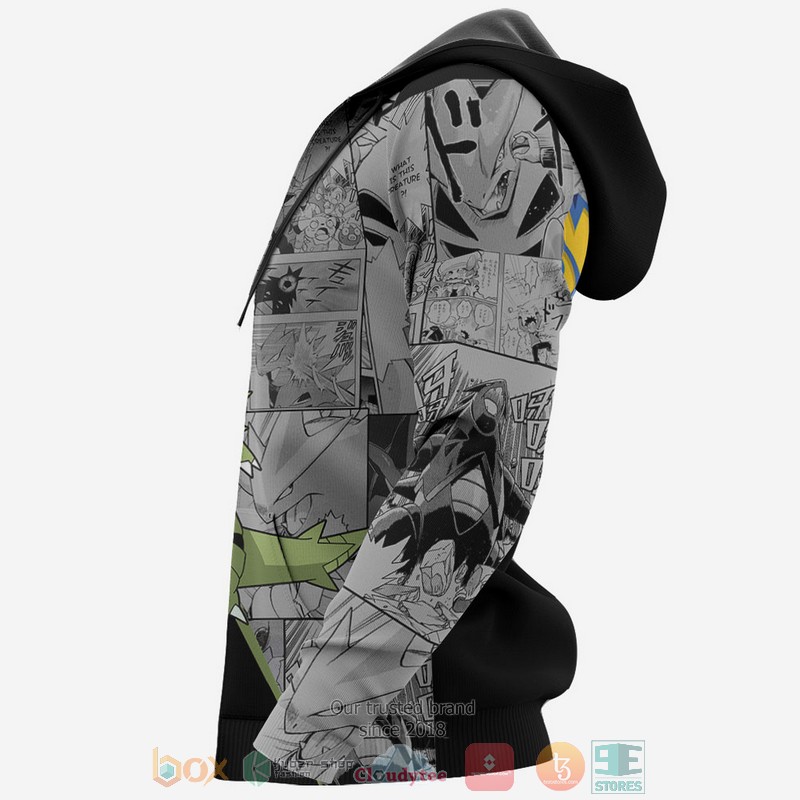 Tyranitar Anime Pokemon Mix Manga 3D Hoodie Tyranitar Anime Pokemon Mix Manga 3D Hoodie