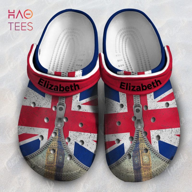 UK Flag Proud UK Symbols Personalized Crocs Shoes UK Flag Proud UK Symbols Personalized Crocs Shoes