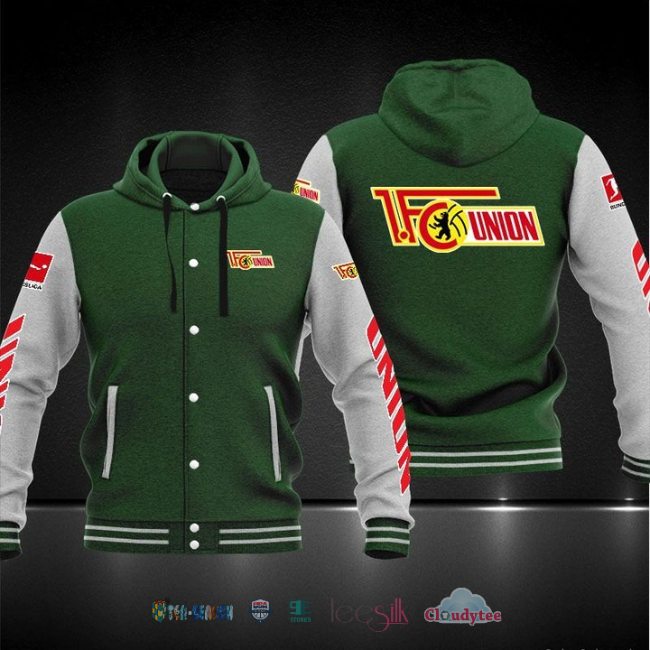 Union Berlin Baseball Hoodie Jacket Union Berlin Baseball Hoodie Jacket