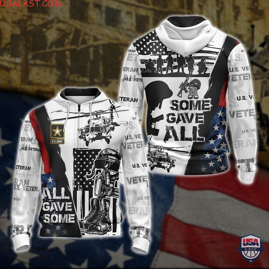 Us Army Veteran All Gave Some Some Gave All 3D Hoodie T-Shirt Us Army Veteran All Gave Some Some Gave All 3D Hoodie T-Shirt