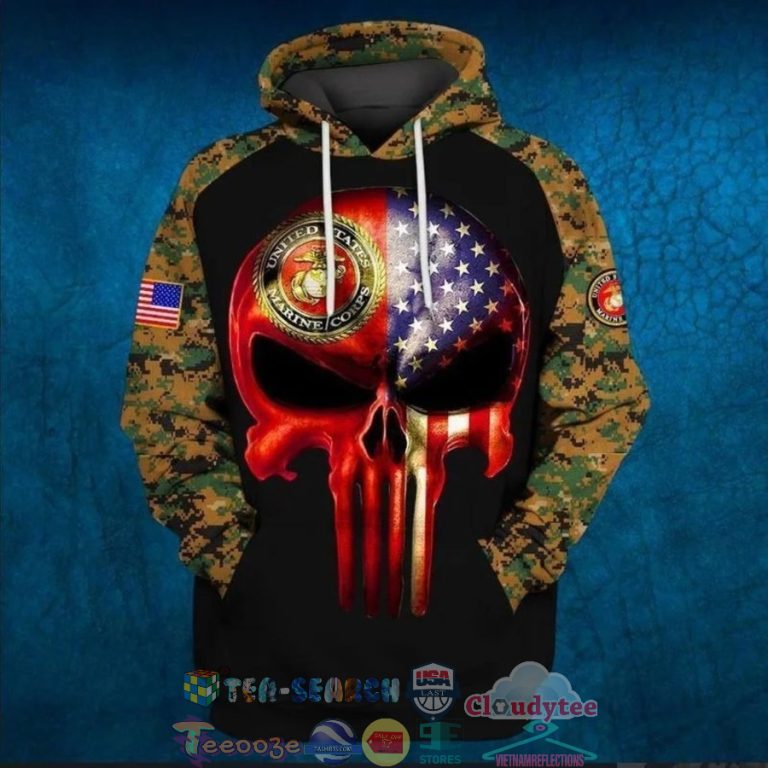 Us-Marine-Corps-American-Flag-Skull-Camo-3D-Hoodie-1