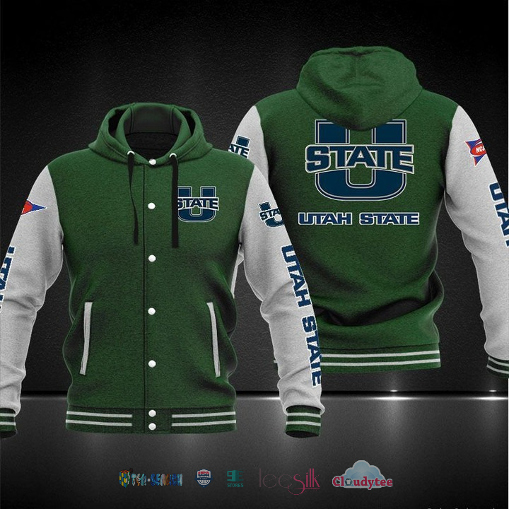 Utah State Aggies Baseball Hoodie Jacket Utah State Aggies Baseball Hoodie Jacket