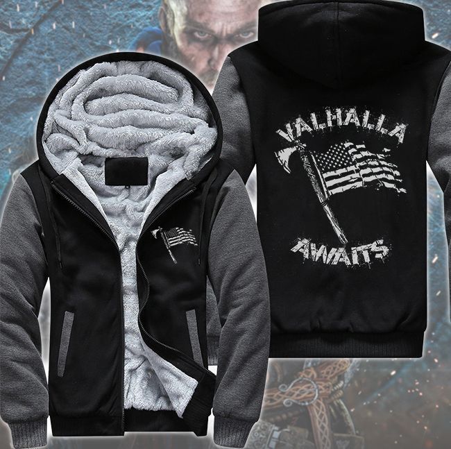 Valhalla-Awaits-American-Flag-Fleece-Hoodie-Jacket-1