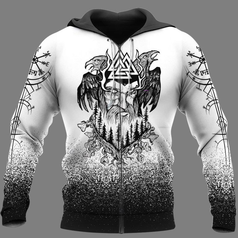 Valknut-Odin-Raven-Hammer-3D-Shirt-Hoodie-3