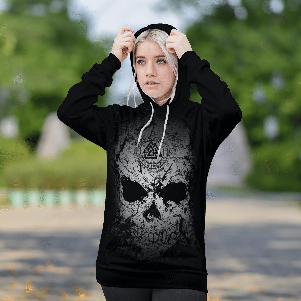 Valknut Rune Skull 3D Shirt Valknut Rune Skull 3D Shirt