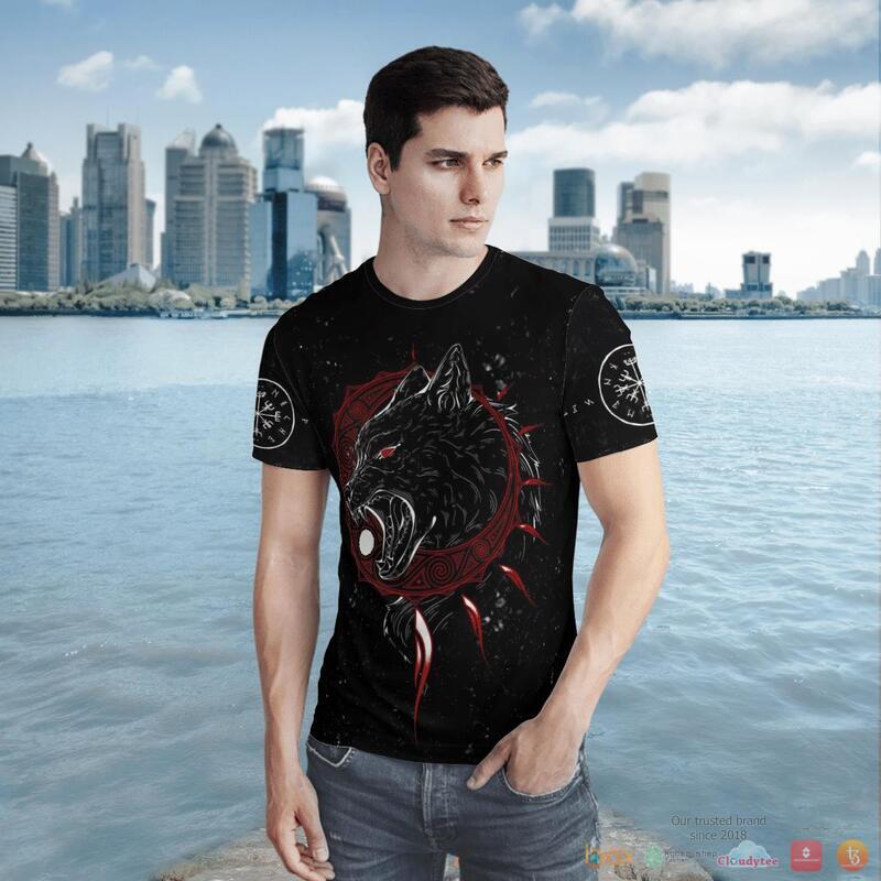 Viking Hati And Skoll 3D Shirt Viking Hati And Skoll 3D Shirt