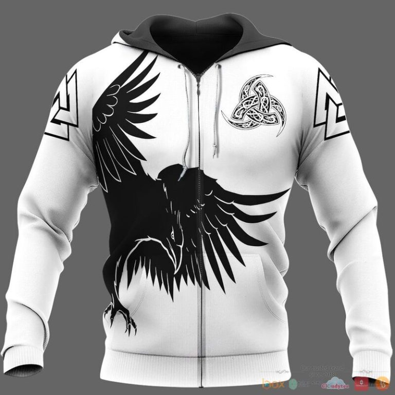 Viking-Huginn-And-Muninn-Raven-Of-Odin-3D-Shirt-Hoodie-2