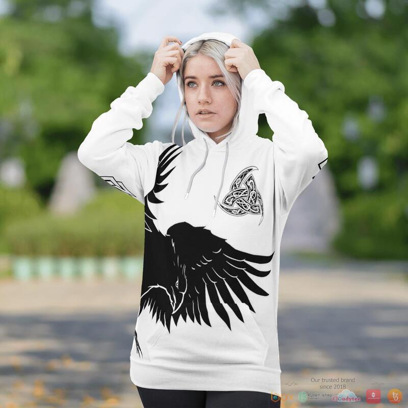 Viking Huginn And Muninn Raven Of Odin 3D Shirt Viking Huginn And Muninn Raven Of Odin 3D Shirt