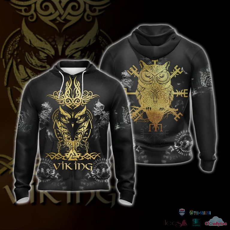 Viking-Norse-Owl-Unisex-3D-Hoodie-T-Shirt-2