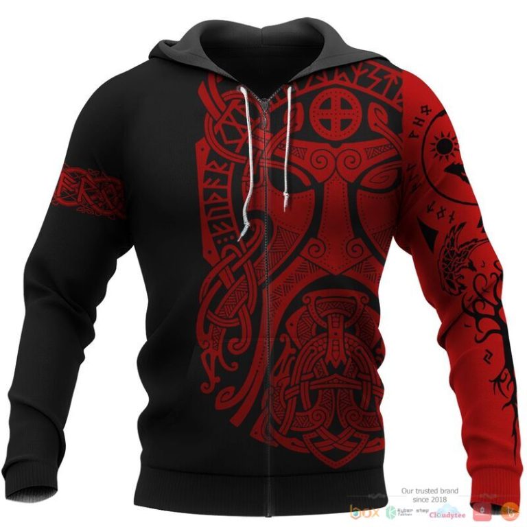 Viking-Odin-Art-Bear-Vegvisir-3D-Shirt-Hoodie-3