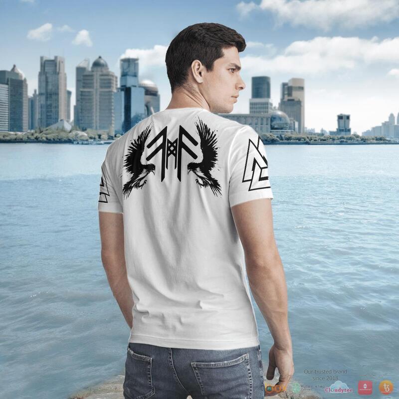 Viking Odin’S Ravens Huginn And Muninn 3D Shirt Viking Odin’S Ravens Huginn And Muninn 3D Shirt