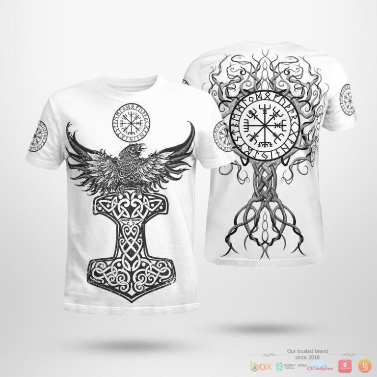 Viking-Raven-Hammer-Vegvisir-Yggdrasil-3D-Shirt-Hoodie-3
