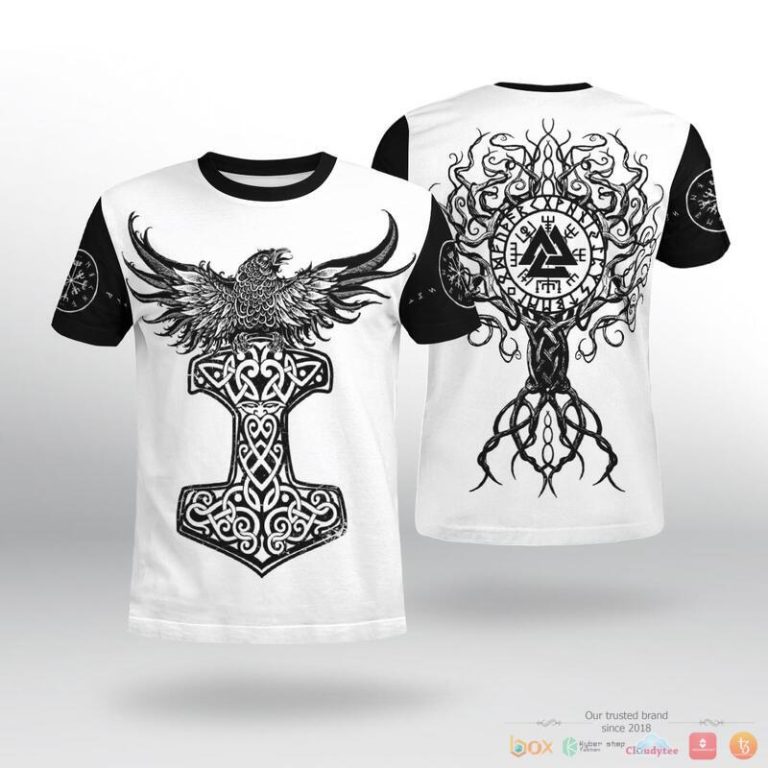 Viking-Raven-Hammer-Yggdrasil-Tree-Of-Life-3D-Shirt-Hoodie-2