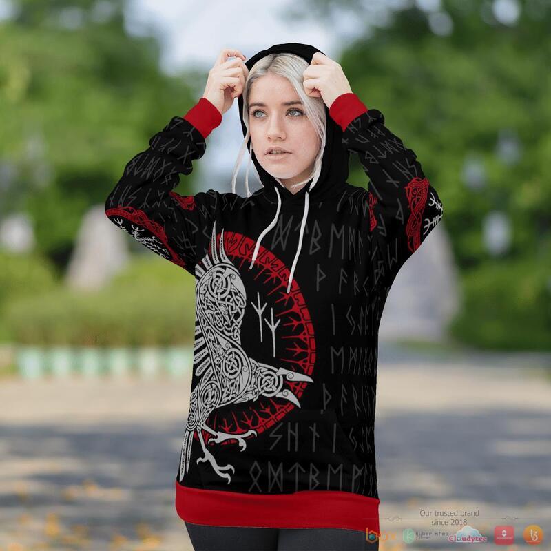 Viking Raven Rune 3D Shirt Viking Raven Rune 3D Shirt
