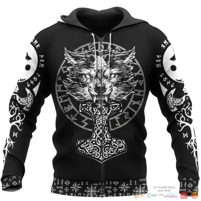Viking-Wolf-Hammer-Raven-Valknut-Spear-3D-Shirt-Hoodie-3