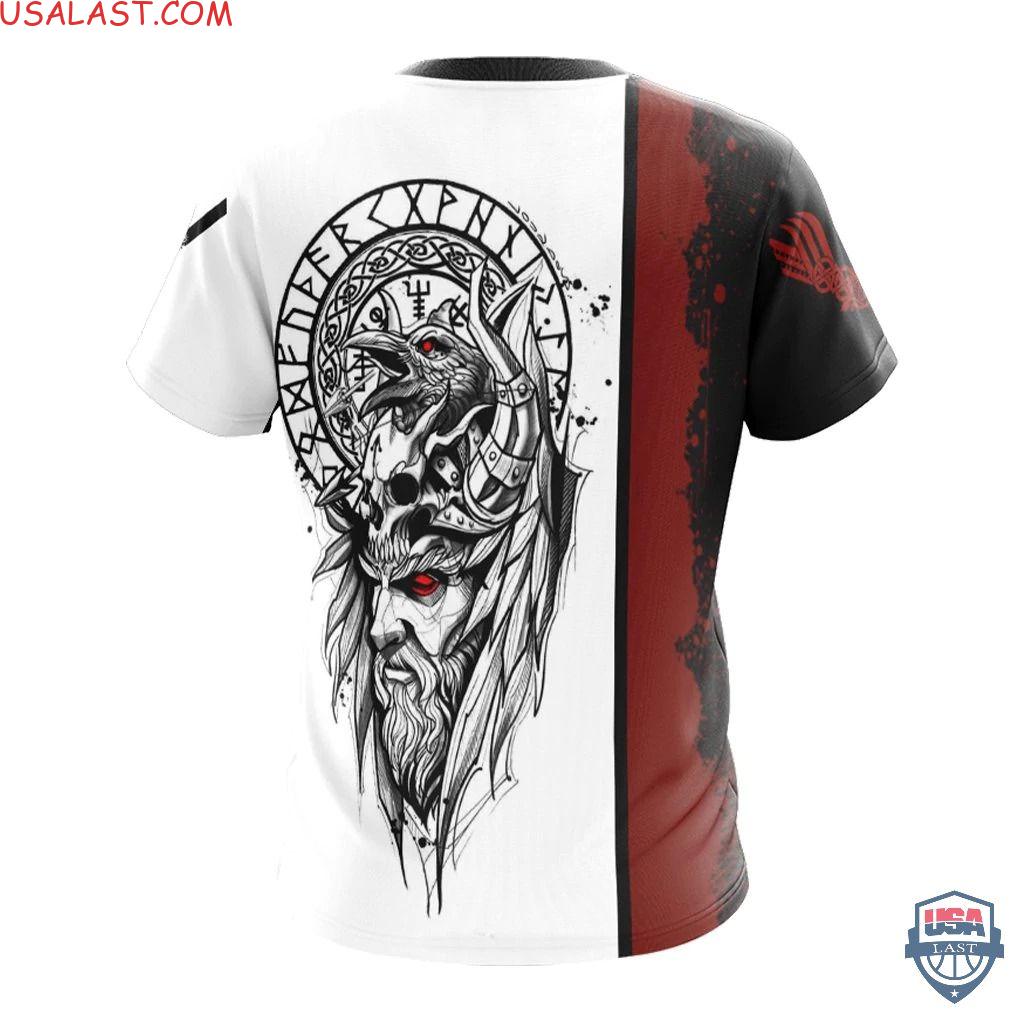 Vikings Skull Raven Unisex 3D Hoodie T-Shirt Vikings Skull Raven Unisex 3D Hoodie T-Shirt