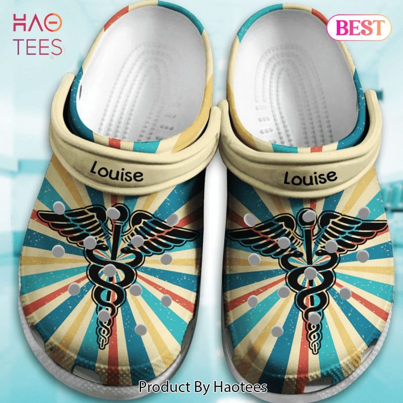 Vintage Retro Nurse Icon Medical Gift For Lover Rubber Crocs Clog Shoes Comfy Footwear Vintage Retro Nurse Icon Medical Gift For Lover Rubber Crocs Clog Shoes Comfy Footwear