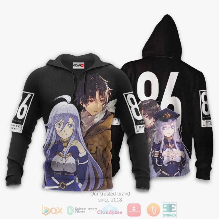 Vladilena-And-Shinei-86-Eighty-Six-Anime-3D-Hoodie-Bomber-Jacket-3