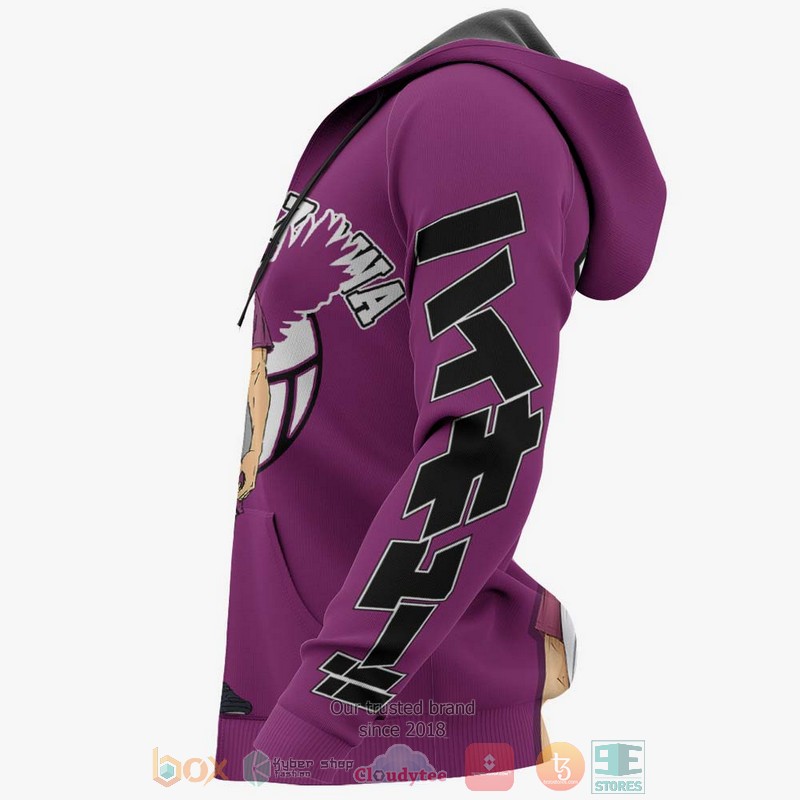 Wakatoshi Ushijima Haikyuu Anime 3D Hoodie Wakatoshi Ushijima Haikyuu Anime 3D Hoodie