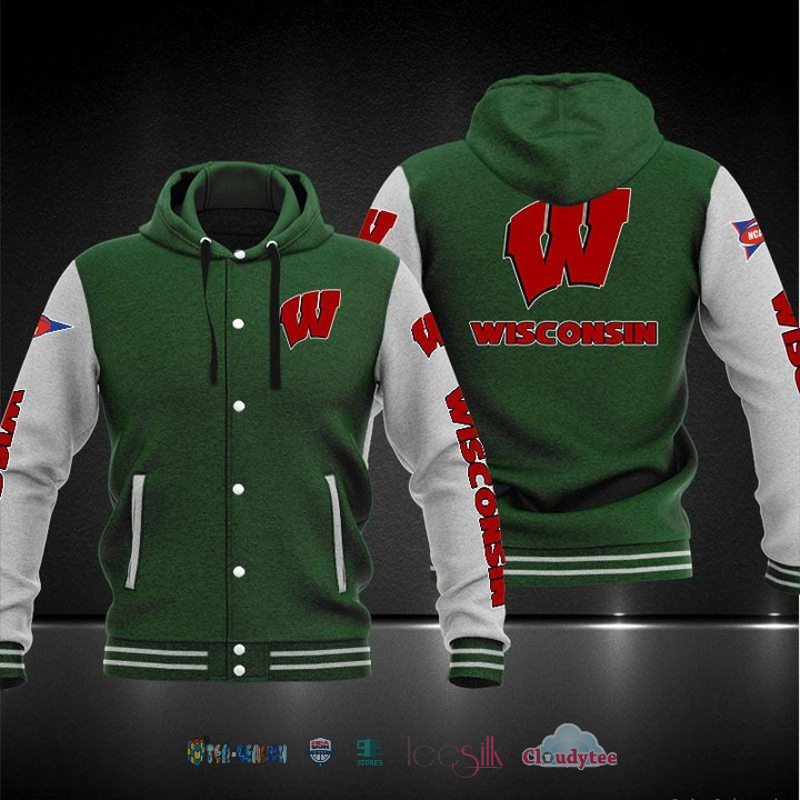 Wisconsin Badgers Baseball Hoodie Jacket Wisconsin Badgers Baseball Hoodie Jacket