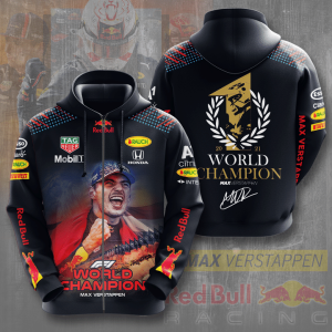 World Champion Max Verstappen Redbull 3D Shirt