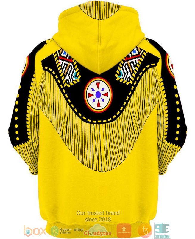Yellow-Native-3D-Shirt-Hoodie-3