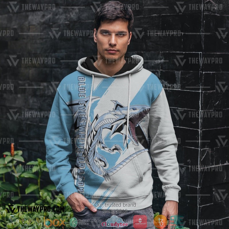 Blue eyes white dragon hoodie online