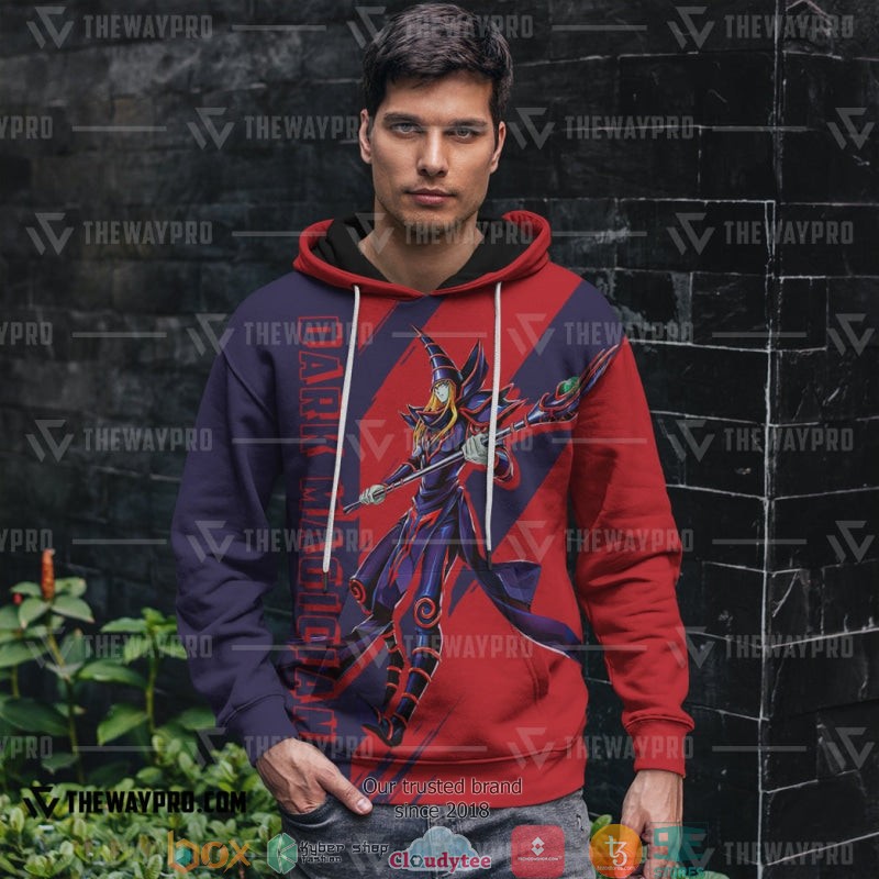 Yu Gi Oh Dark Magician Red Hoodie Yu Gi Oh Dark Magician Red Hoodie