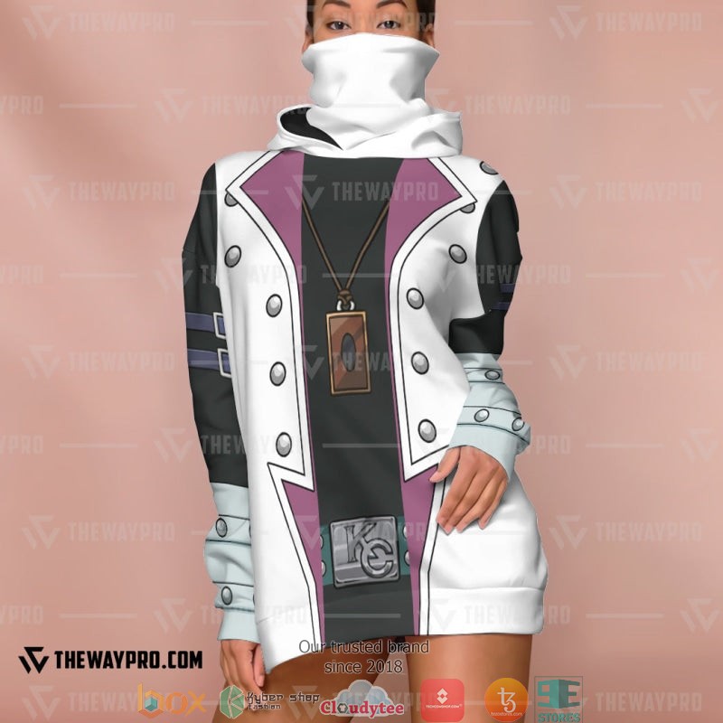 Yu Gi Oh Kaiba Seto Snood Hoodie Yu Gi Oh Kaiba Seto Snood Hoodie