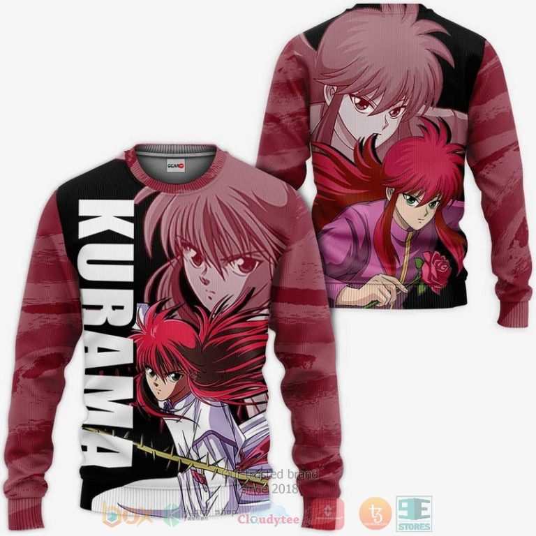 Yu-Yu-Hakusho-Kurama-Anime-3D-Hoodie-Bomber-Jacket-2