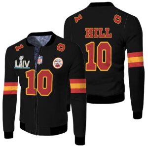 10 Tyreek Hill Kannas City 1 Jersey Inspired Style Bomber Jacket