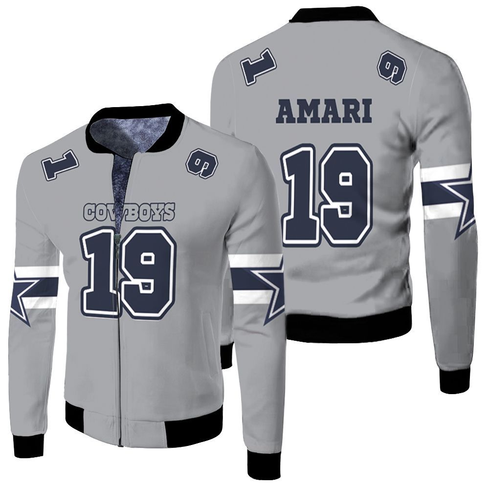 19 Amari Cooper Cowboys Jersey Inspired Style Bomber Jacket 19 Amari Cooper Cowboys Jersey Inspired Style Bomber Jacket