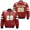 26 Damien Williams Kannas City Jersey Inspired Style Bomber Jacket
