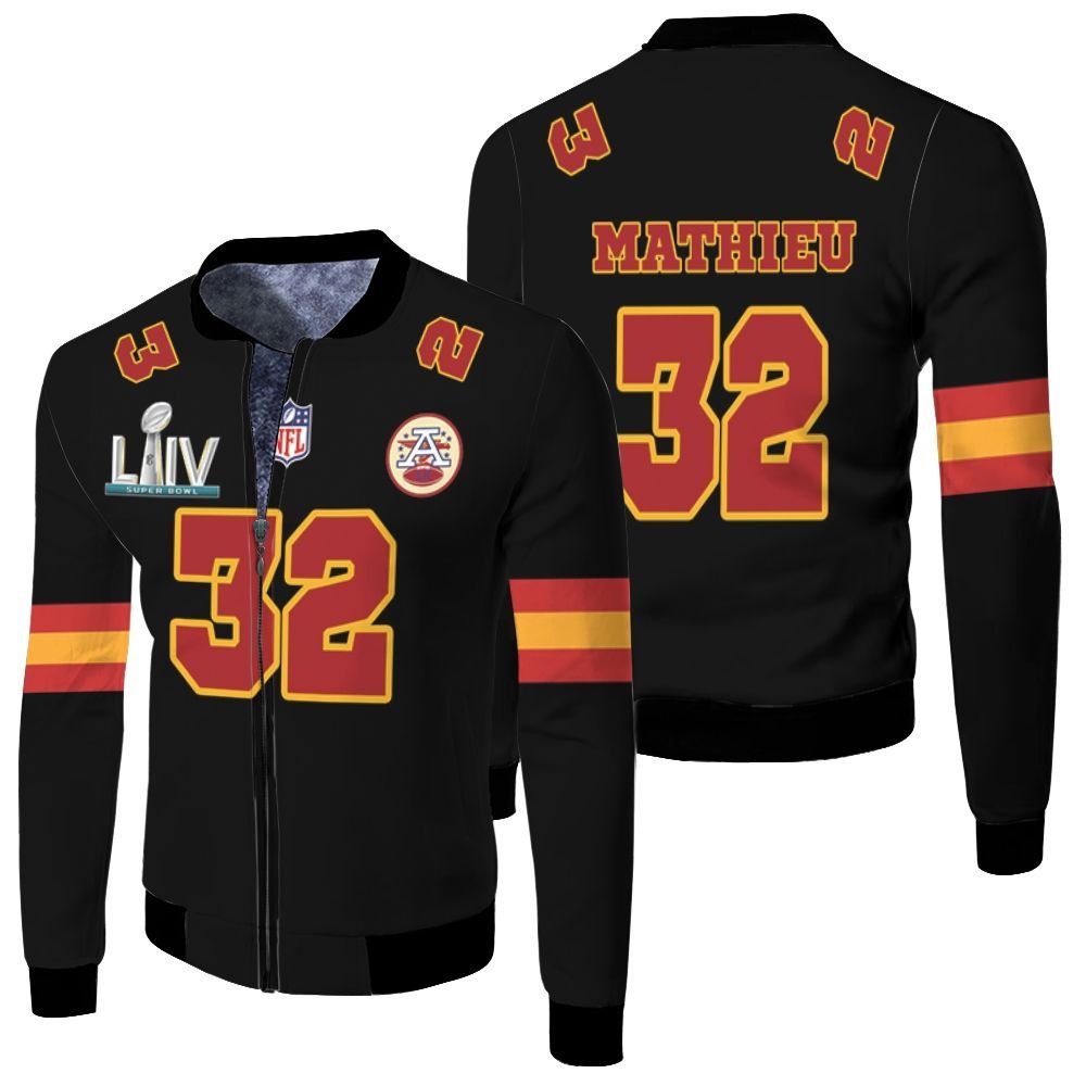 32 Tyrann Mathieu Kannas City 1 Jersey Inspired Style Bomber Jacket 32 Tyrann Mathieu Kannas City 1 Jersey Inspired Style Bomber Jacket