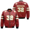 32 Tyrann Mathieu Kannas City Jersey Inspired Style Bomber Jacket