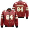 64 Mike Pennel Kannas City Jersey Inspired Style Bomber Jacket