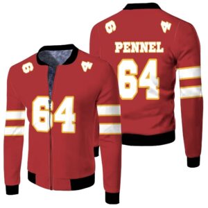64 Mike Pennel Kannas City Jersey Inspired Style Bomber Jacket