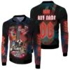 ACDC Guitar Memories Rock Band Legend Members Signatures 3D Designed Allover Gift With Custom Name Number For ACDC Fans Bomber Jacket
