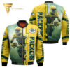 Aaron Jones 23 Green Bay Packers Full Print Bomber Jacket