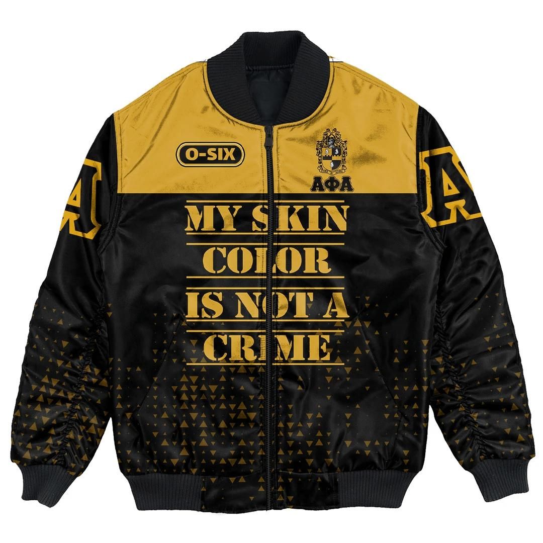 Africa Zone Jacket - Alpha Phi Alpha Bomber Jackets A7 Bomber Jacket Africa Zone Jacket - Alpha Phi Alpha Bomber Jackets A7 Bomber Jacket