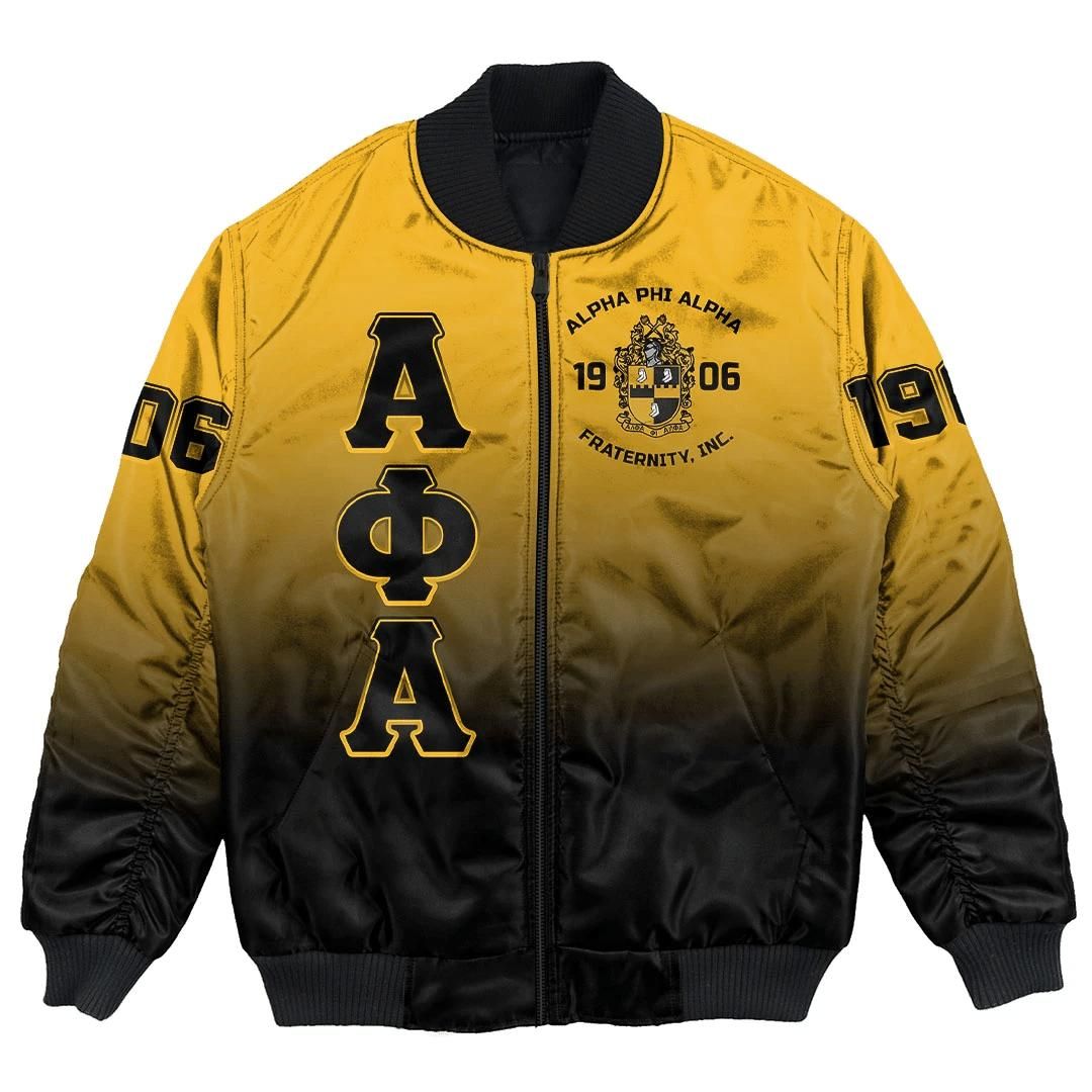 Africa Zone Jacket - Alpha Phi Alpha Gradient Bomber Jackets A31 Bomber Jacket Africa Zone Jacket - Alpha Phi Alpha Gradient Bomber Jackets A31 Bomber Jacket