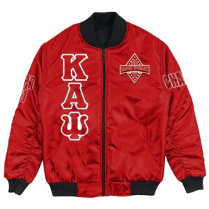 Africa Zone Jacket - Alpha Upsilon Chapter Bomber Jackets A31 Bomber Jacket