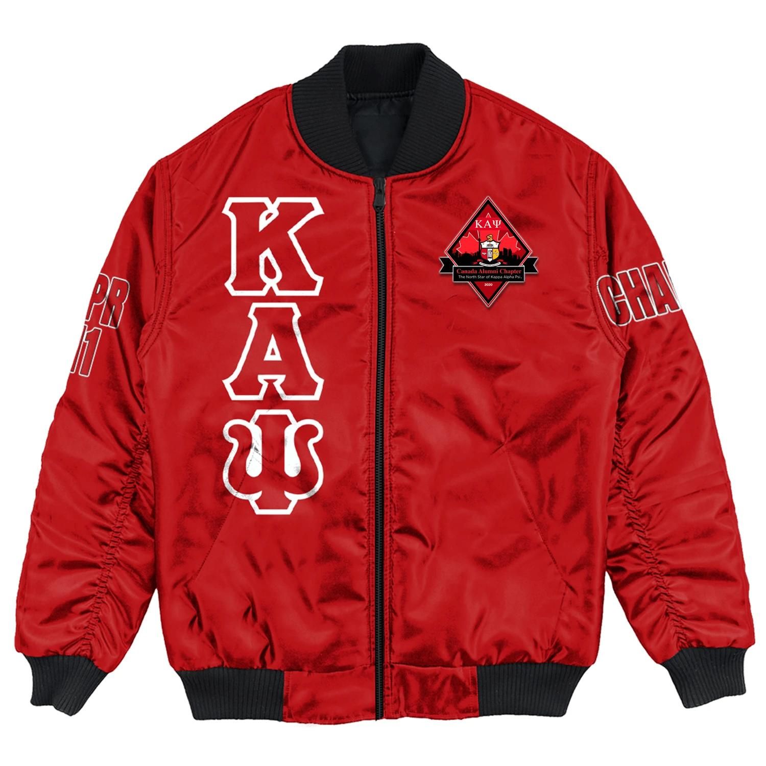Africa Zone Jacket - Canada Alumni Chapter Bomber Jackets A31 Bomber Jacket Africa Zone Jacket - Canada Alumni Chapter Bomber Jackets A31 Bomber Jacket