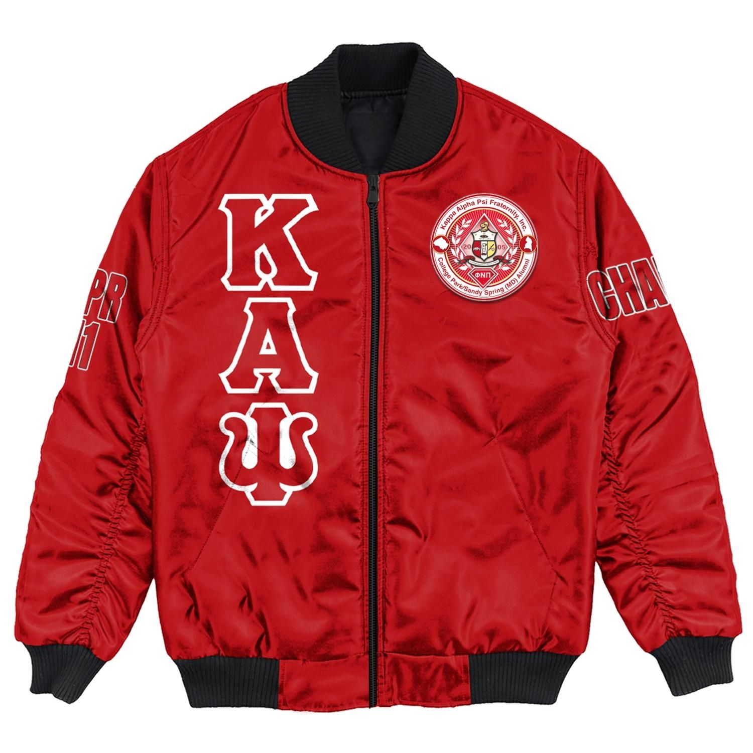 Africa Zone Jacket - College Park-Sandy Spring (Md) Alumni Chapter Bomber Jackets A31 Africa Zone Jacket - College Park-Sandy Spring (Md) Alumni Chapter Bomber Jackets A31