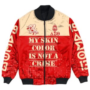 Africa Zone Jacket - Delta Sigma Theta Bomber Jackets A7 Bomber Jacket