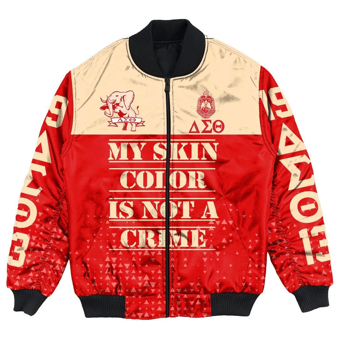 Africa Zone Jacket - Delta Sigma Theta Bomber Jackets A7 Bomber Jacket Africa Zone Jacket - Delta Sigma Theta Bomber Jackets A7 Bomber Jacket